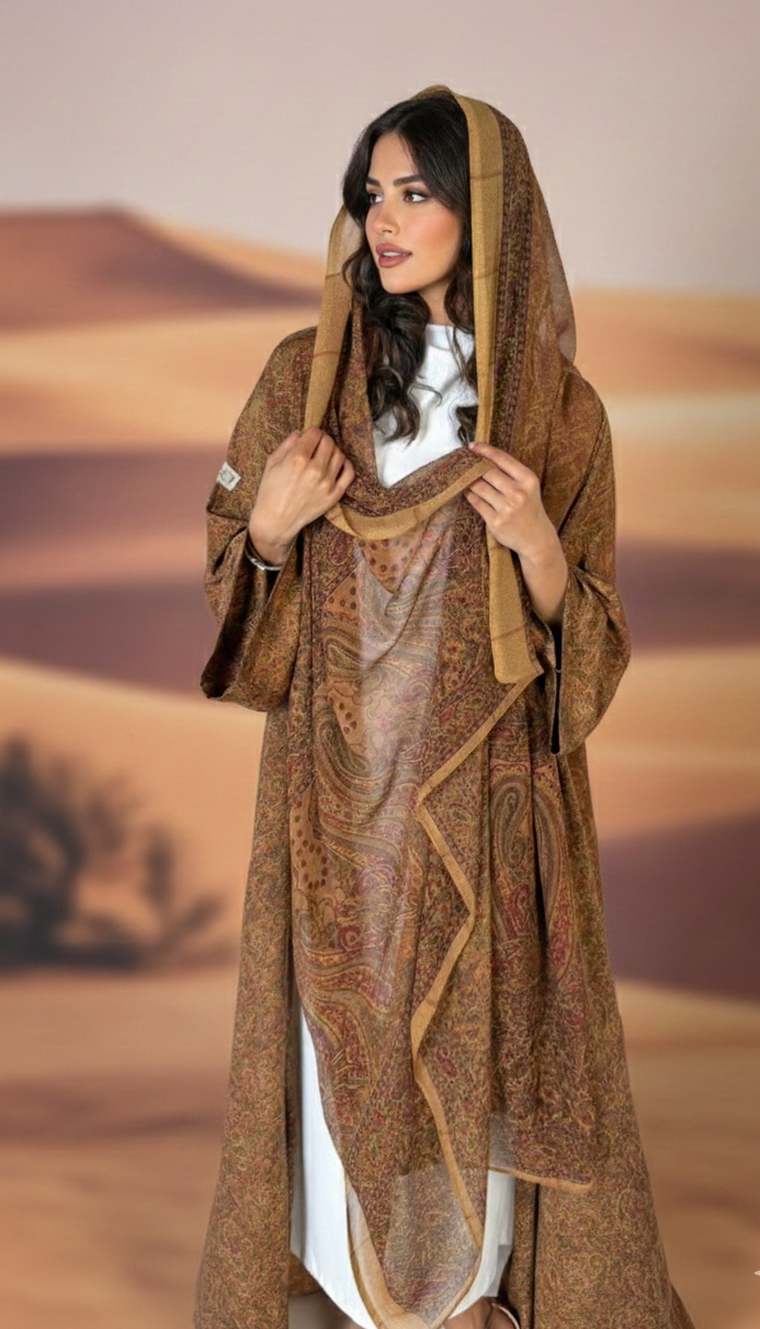 Desert Gold Abaya Set