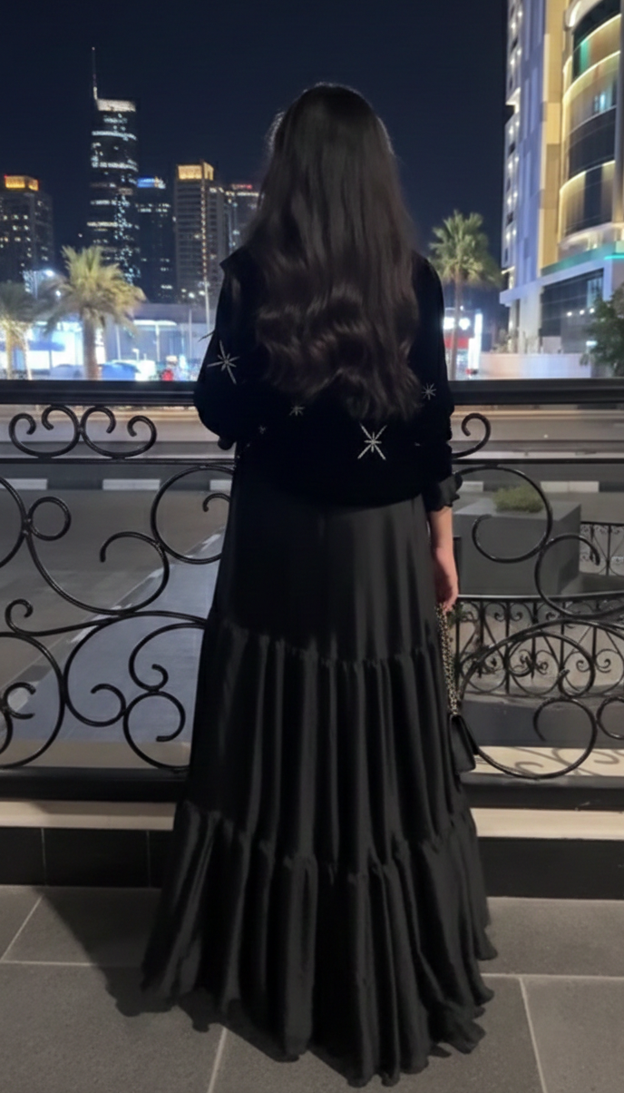 Midnight Aura Abaya