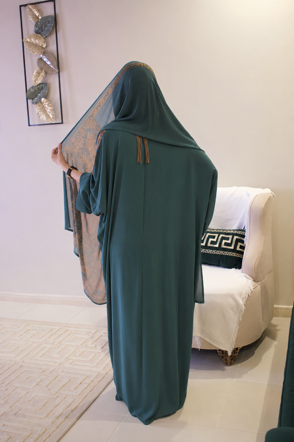 Cypress Royale Silky Abaya Set