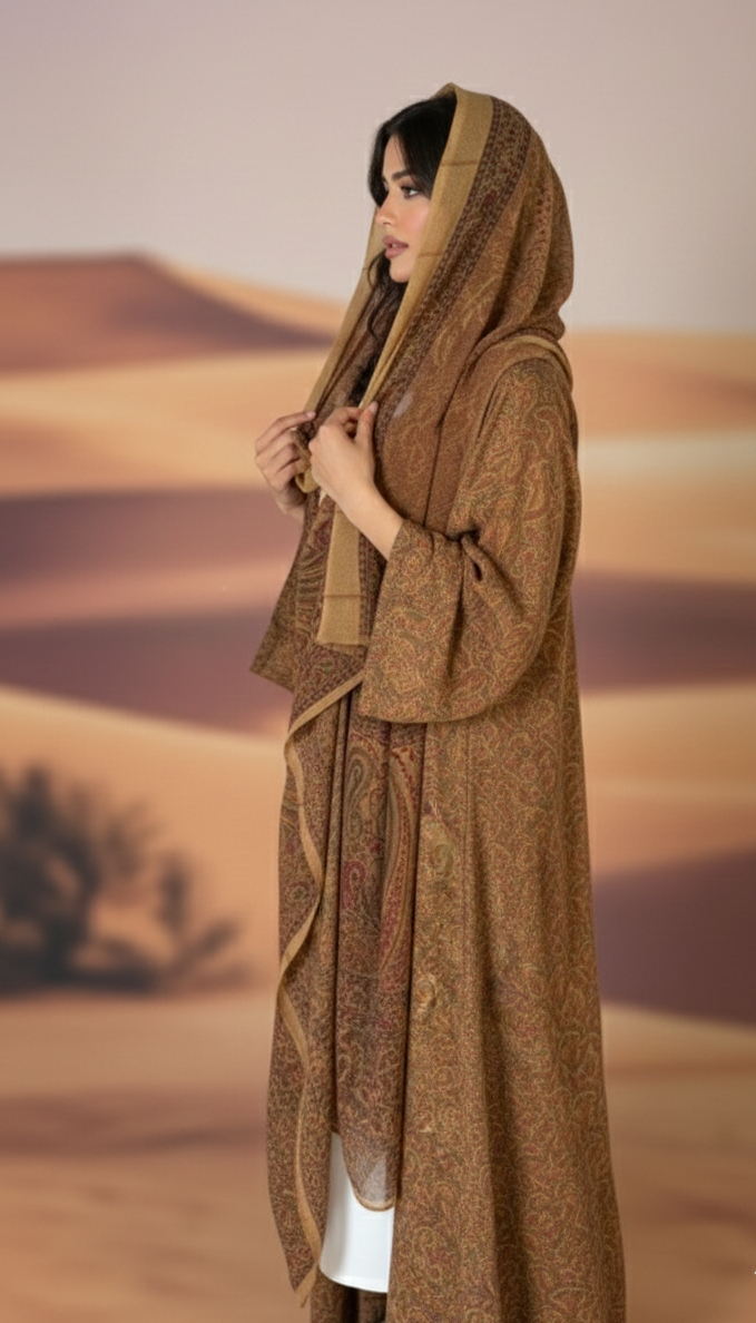 Desert Gold Abaya Set