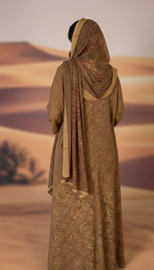 Desert Gold Abaya Set