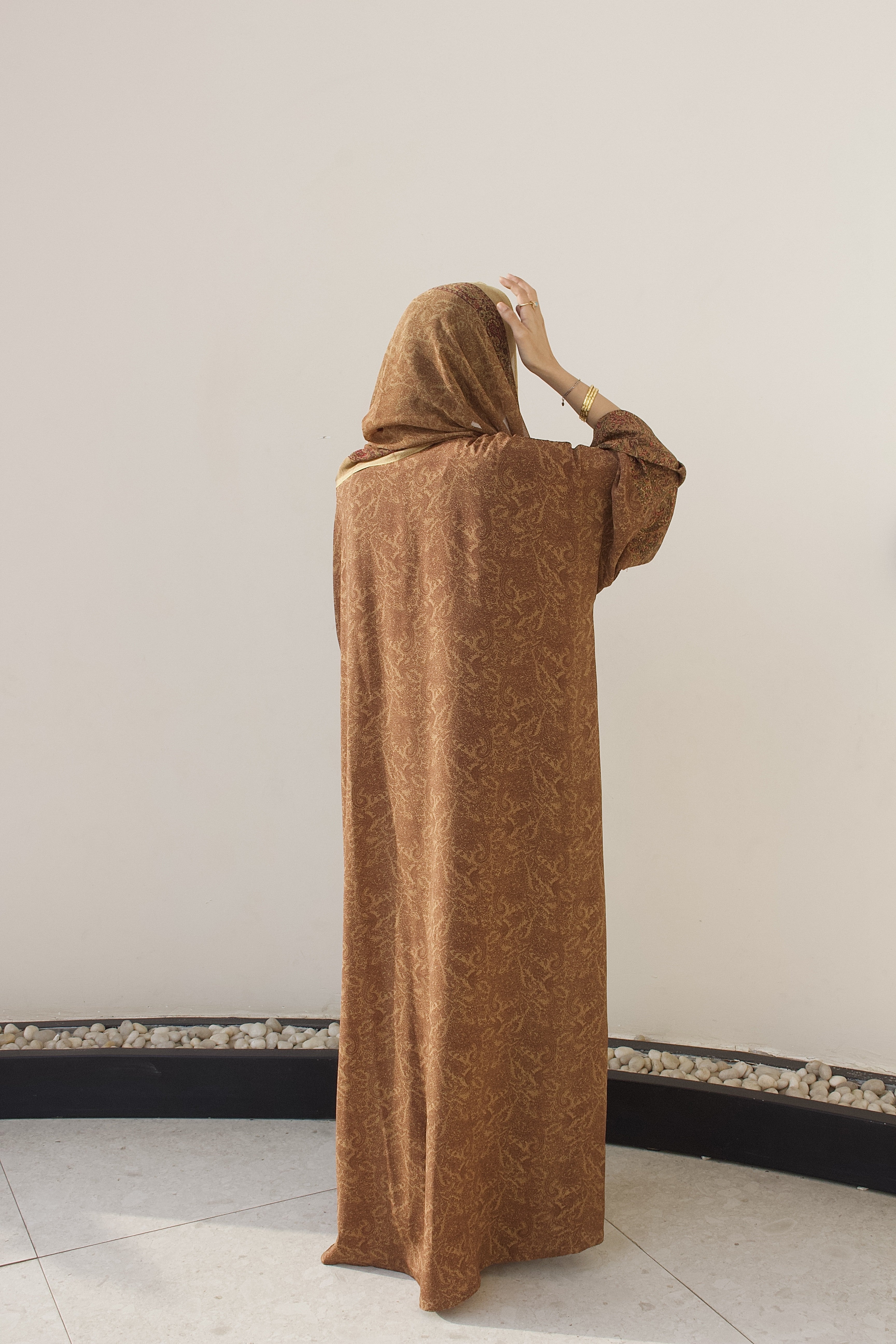 Desert Gold Abaya Set