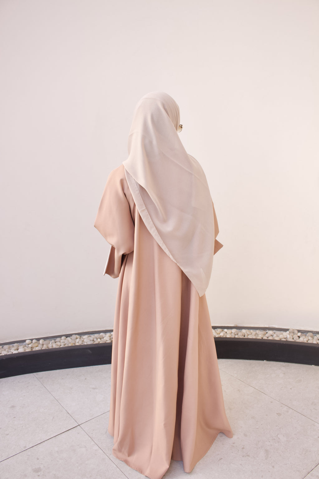 Blush & Gold Reversible Abaya