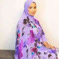 Lavender Bloom Abaya Set
