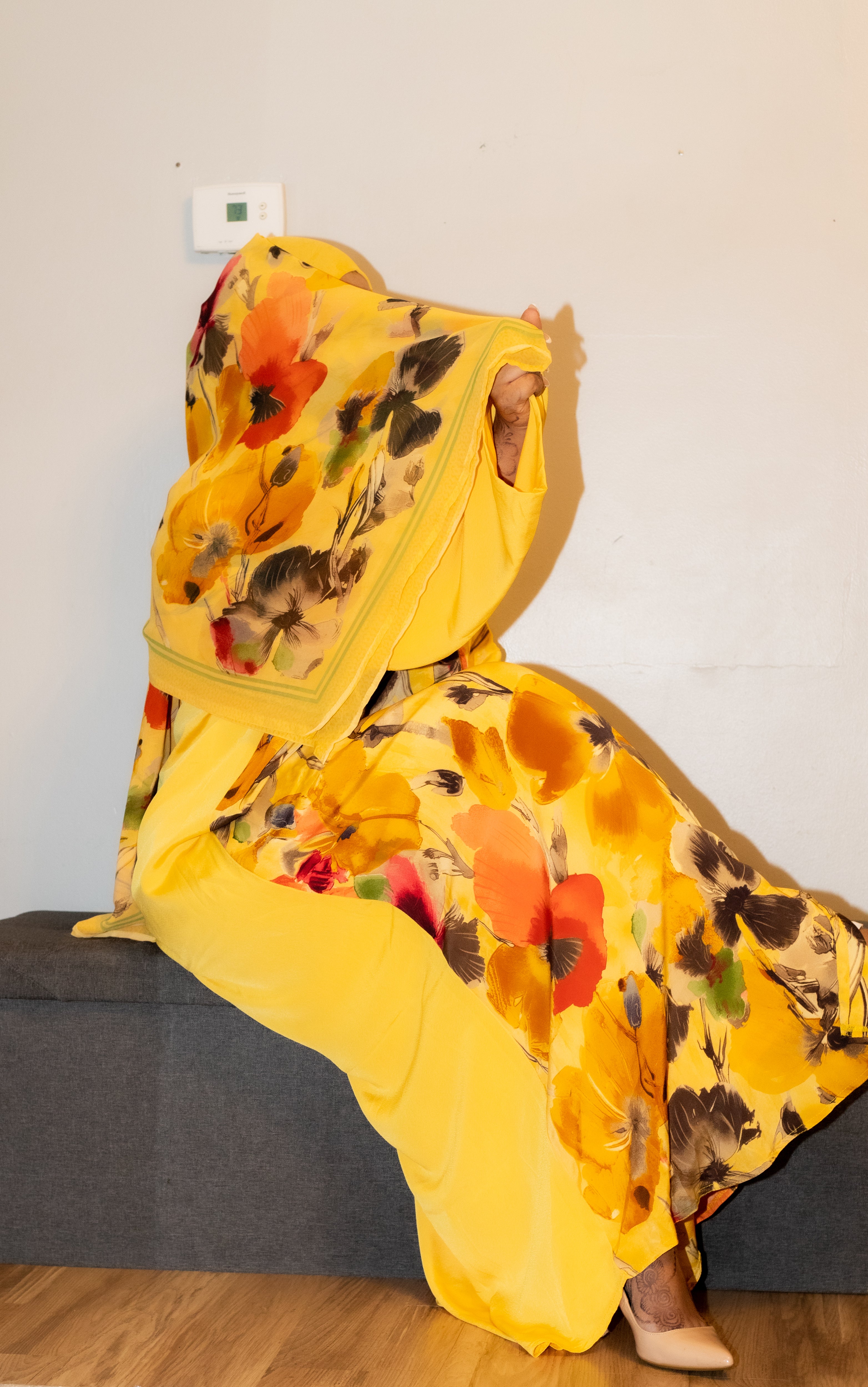 Honey Amber Abaya Set