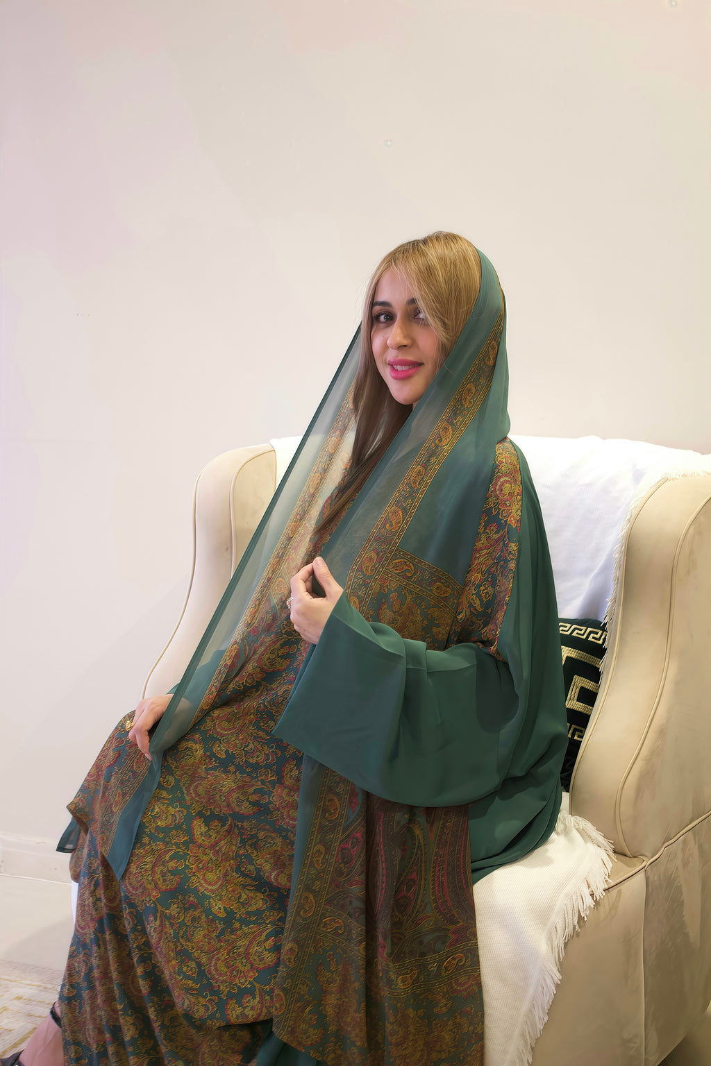 Cypress Royale Silky Abaya Set
